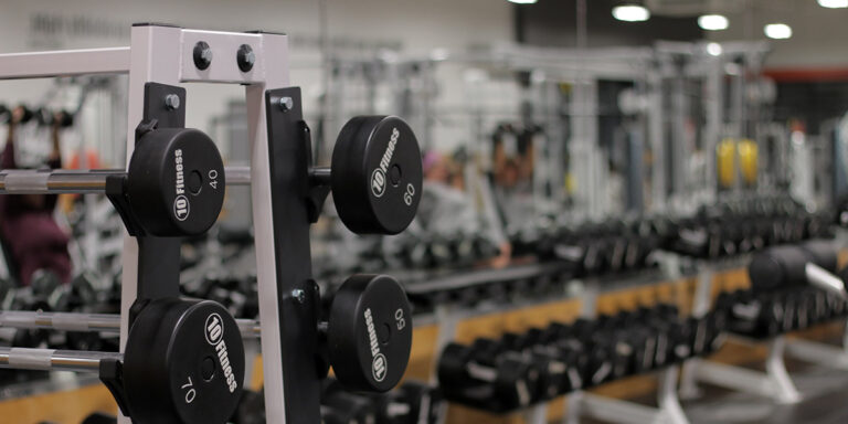 zona de peso libre en el club Cabot