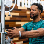 a man working out at the Maumelle location