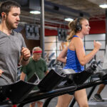 gym goers using the treadmills at the Rodney Parham location