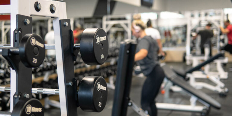 exercise equipment at the Searcy club