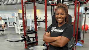 Portrait of personal trainer Jaydan Hunt at 10 Fitness