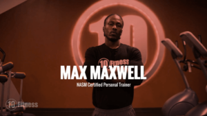 Portrait of personal trainer Max Maxwell at 10 Fitness