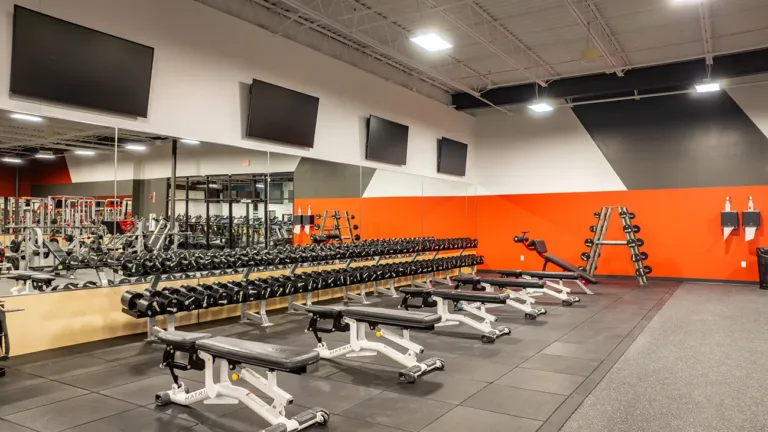 free weights at Cantrell club