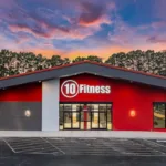 building exterior of 10 Fitness on Cantrell