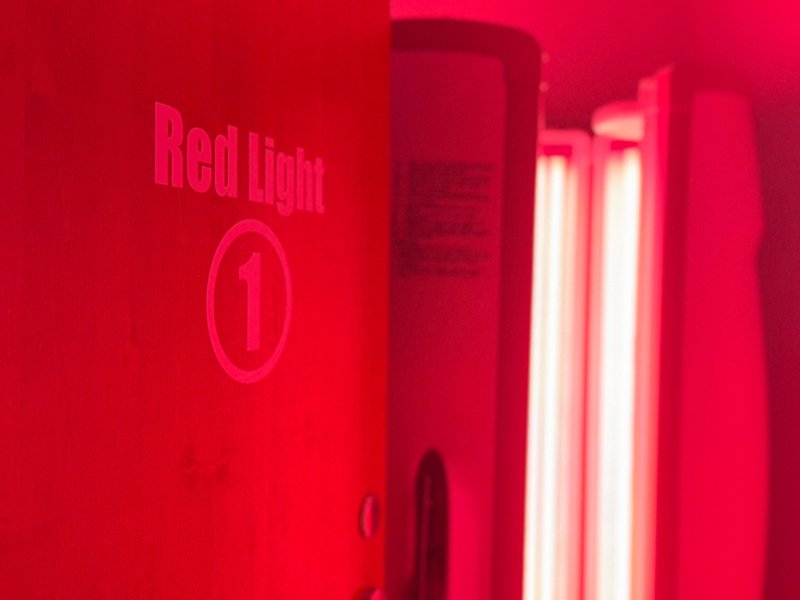 red light therapy after workout