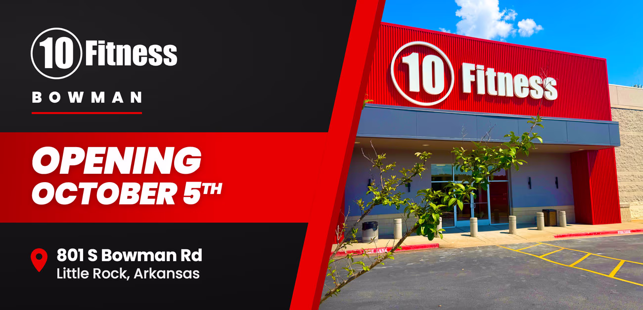 10 Fitness Bowman exterior, opening October 5 at 801 S Bowman Rd in Little Rock