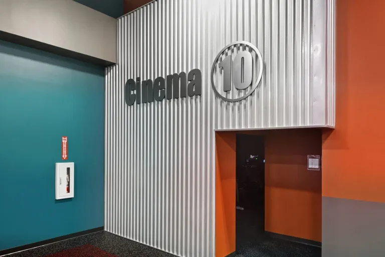 Cardio Cinema entrance at 10 Fitness Bowman