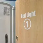 Red light therapy room at 10 Fitness Bowman